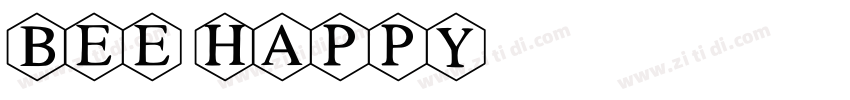 Bee Happy字体转换